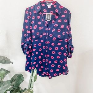 Express button down blouse